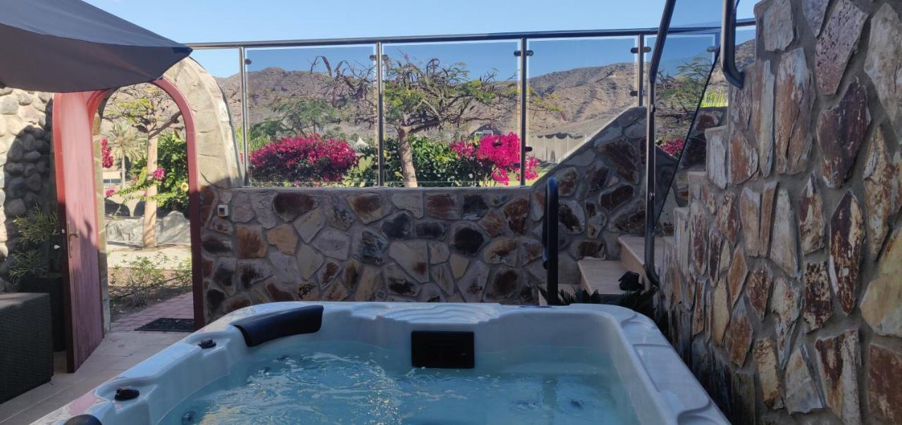 Casa Holmston, Duplex Villa With Hot Tub In Anfi Tauro Topaz Моган Экстерьер фото